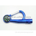 2013 Camping LED carabiner flashlight with compass